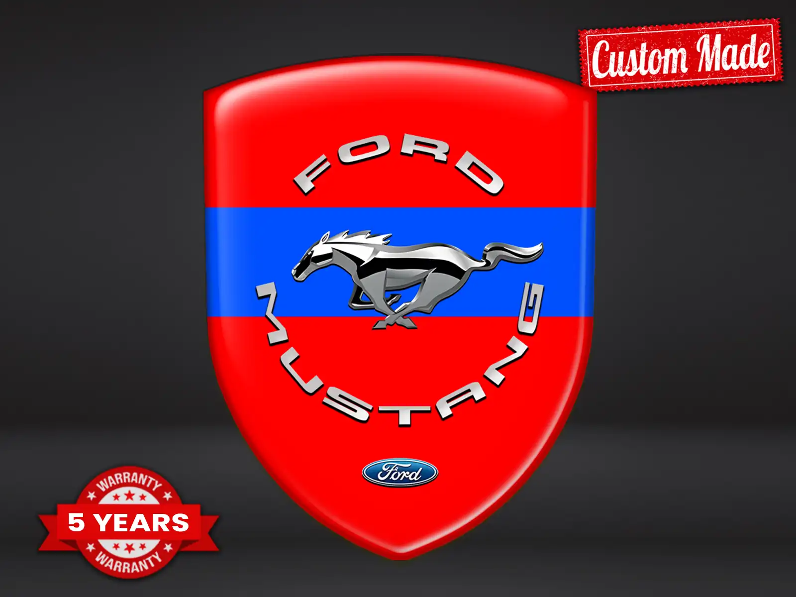 Ford Mustang Autocollants Camions Course Étoile Qualité Supérieure